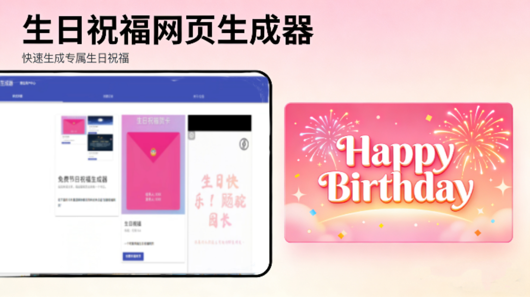生日祝福网页生成器